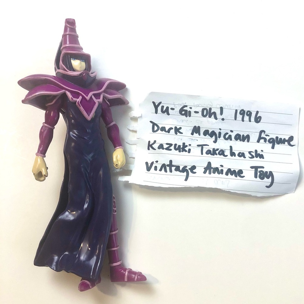 3/25$ - Vintage Yu-Gi-Oh! Dark Magician Figure Kazuki Takahashi